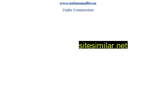 stefanomaffei.eu alternative sites