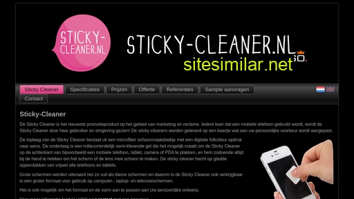 Sticky-clean similar sites