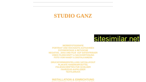studioganz.eu alternative sites