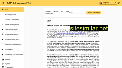 sump-assessment.eu alternative sites
