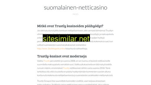 suomalainen-netticasino.eu alternative sites