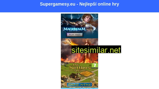 Supergamesy similar sites