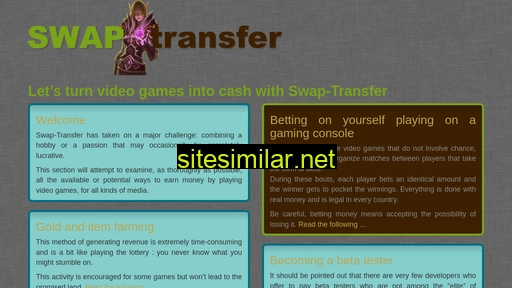 Swap-transfer similar sites
