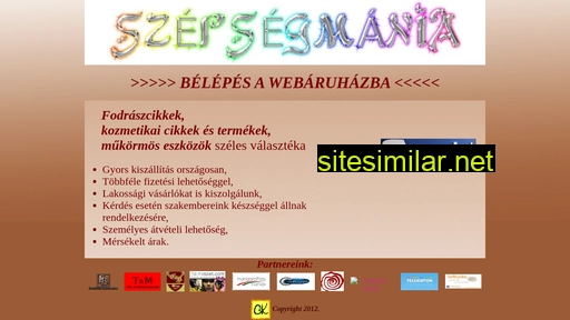 Szepsegmania similar sites