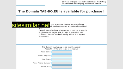 tae-bo.eu alternative sites