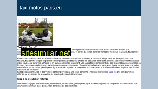 taxi-motos-paris.eu alternative sites