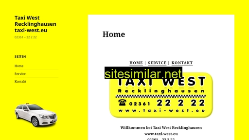 taxi-west.eu alternative sites