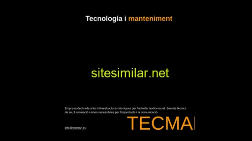 Tecman similar sites