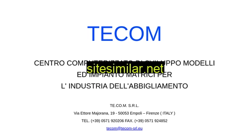 Tecom-srl similar sites