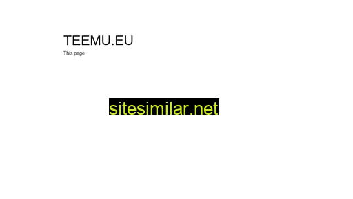teemu.eu alternative sites