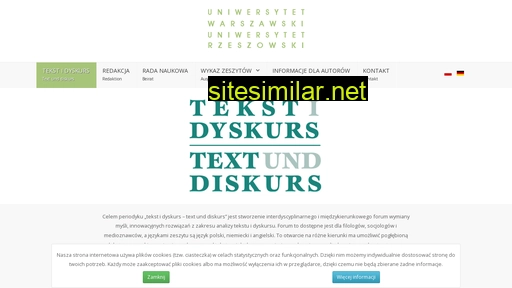 tekst-dyskurs.eu alternative sites