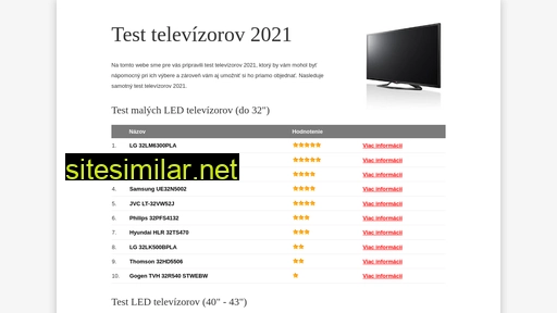 test-televizorov.eu alternative sites