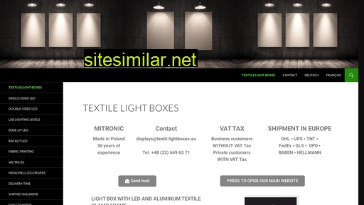textil-lightboxes.eu alternative sites