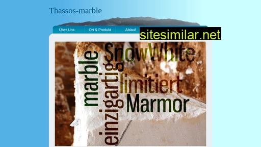 Thassos-marble similar sites