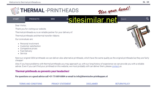 thermal-printheads.eu alternative sites