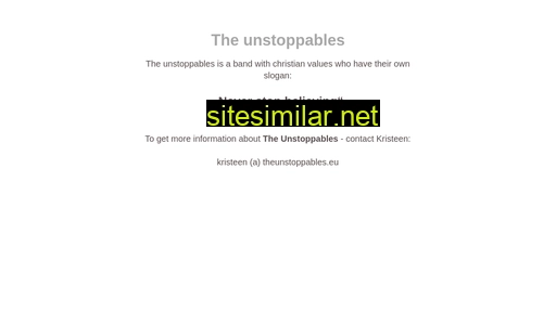 theunstoppables.eu alternative sites