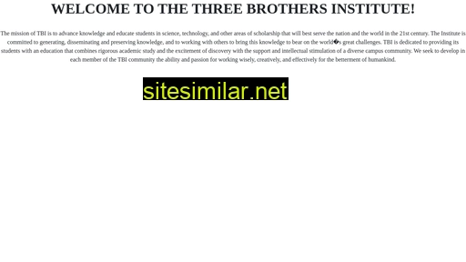 Threebrothers similar sites