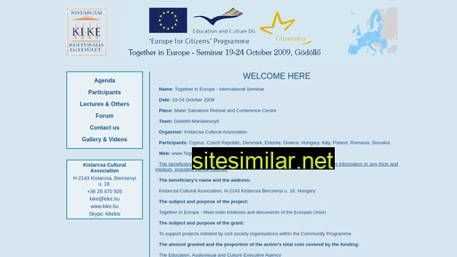 togetherineurope.eu alternative sites
