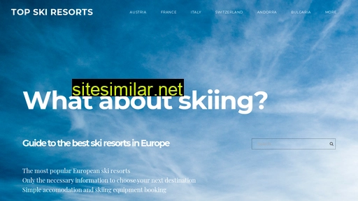 topskiresorts.eu alternative sites