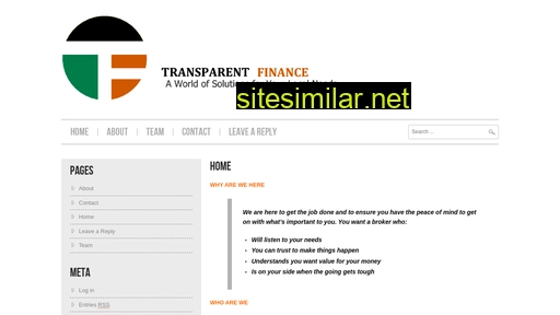 Transparent-finance similar sites