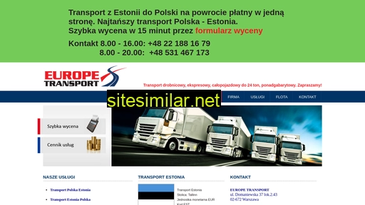transport-estonia.eu alternative sites