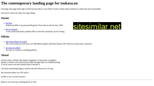 tsukasa.eu alternative sites