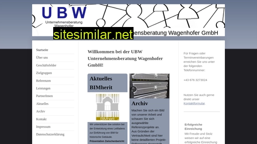 ubw-consulting.eu alternative sites