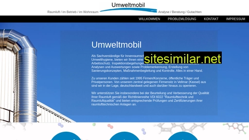 umweltmobil.eu alternative sites