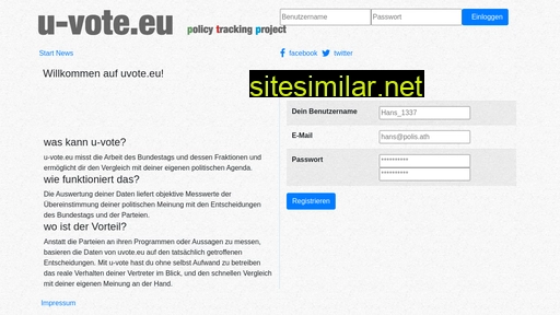 u-vote.eu alternative sites