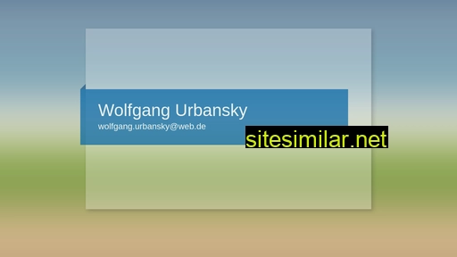 urbansky.eu alternative sites