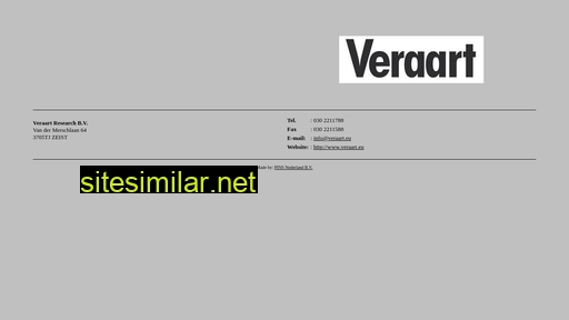 veraart.eu alternative sites
