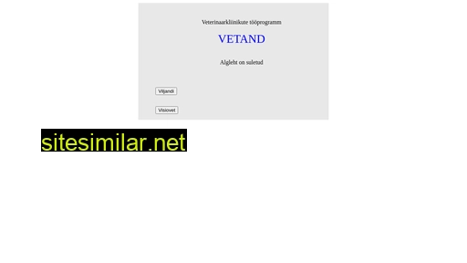 vetand.eu alternative sites