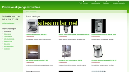 virtuvesiranga.eu alternative sites