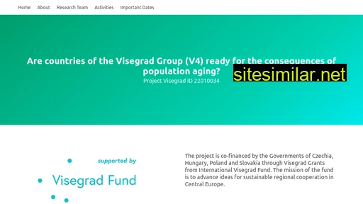 visegrad-population-aging.eu alternative sites