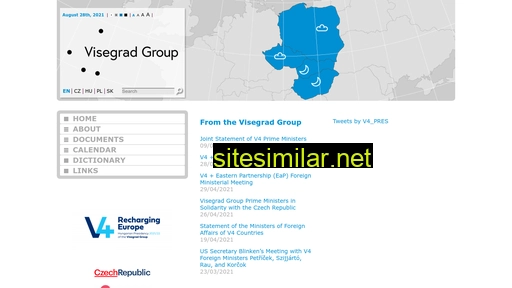 Visegradgroup similar sites