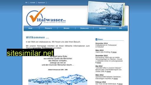 vitalwasser.eu alternative sites