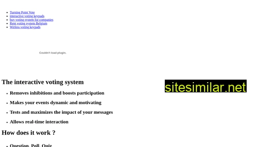 Voting-system similar sites