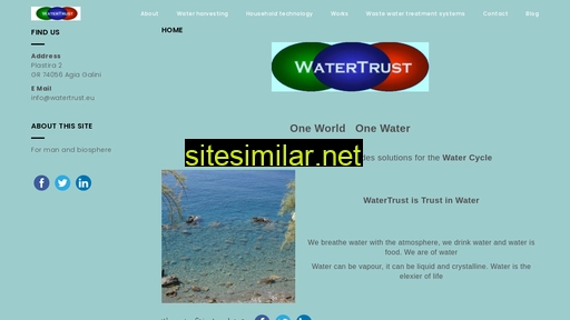 watertrust.eu alternative sites