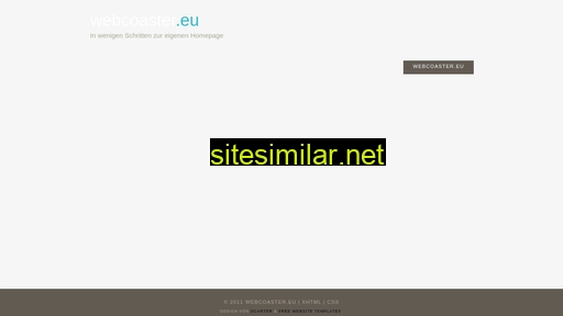 webcoaster.eu alternative sites
