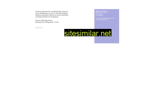 Webdesign-team similar sites