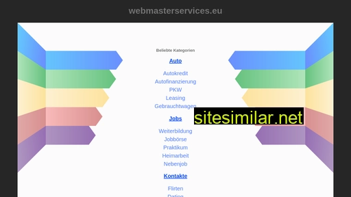 webmasterservices.eu alternative sites