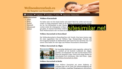 wellnesskurzurlaub.eu alternative sites