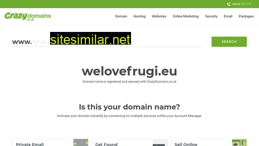 Welovefrugi similar sites