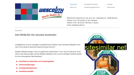 wescolith.eu alternative sites