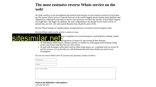 whoisreverse.eu alternative sites