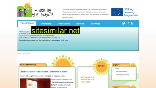 wideningthefuture.eu alternative sites