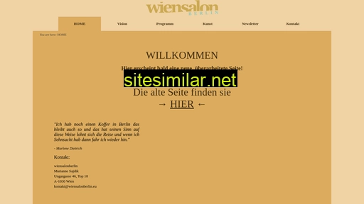 Wiensalonberlin similar sites