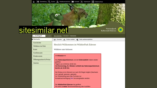 wildtierpark-edersee.eu alternative sites