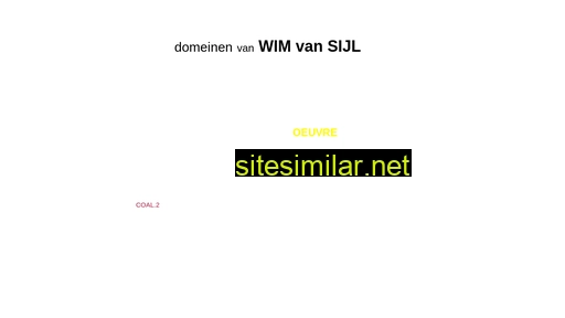 wimvansijl.eu alternative sites