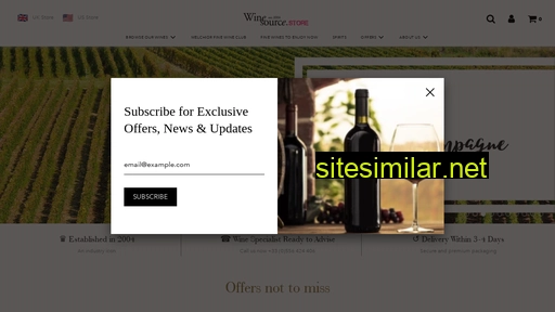 Winesourcestore similar sites